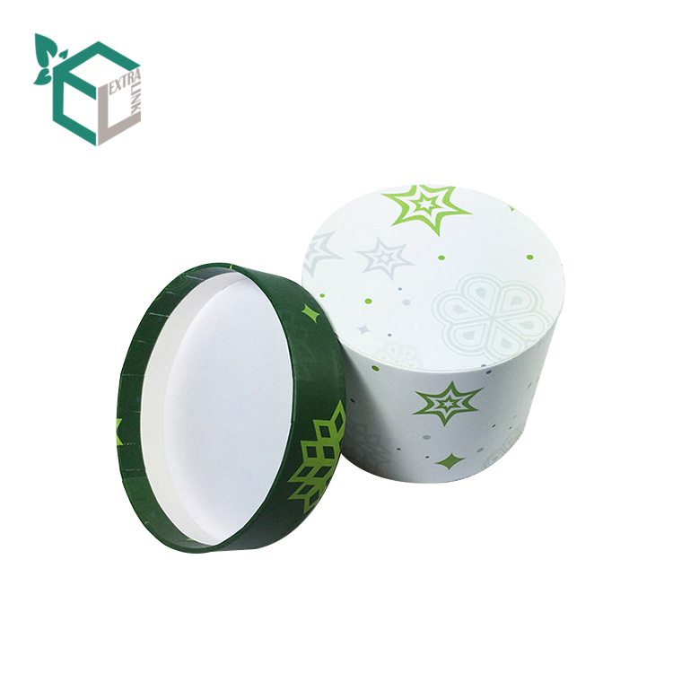Best Quality Silver Aluminum Inside Pvc Top Round Gift Box