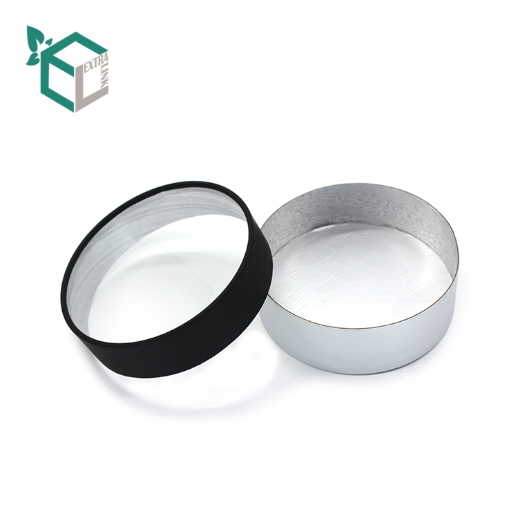 Best Quality Silver Aluminum Inside Pvc Top Round Gift Box