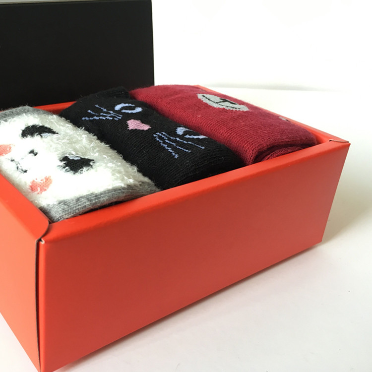Customized Apparel Packing Paper Box Socks Packaging Drawer Box