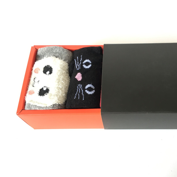 Customized Apparel Packing Paper Box Socks Packaging Drawer Box