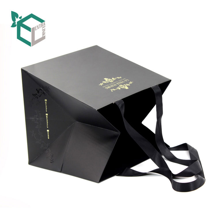 Custom Big Paper Bags With Handle Shopping Packaging Bags