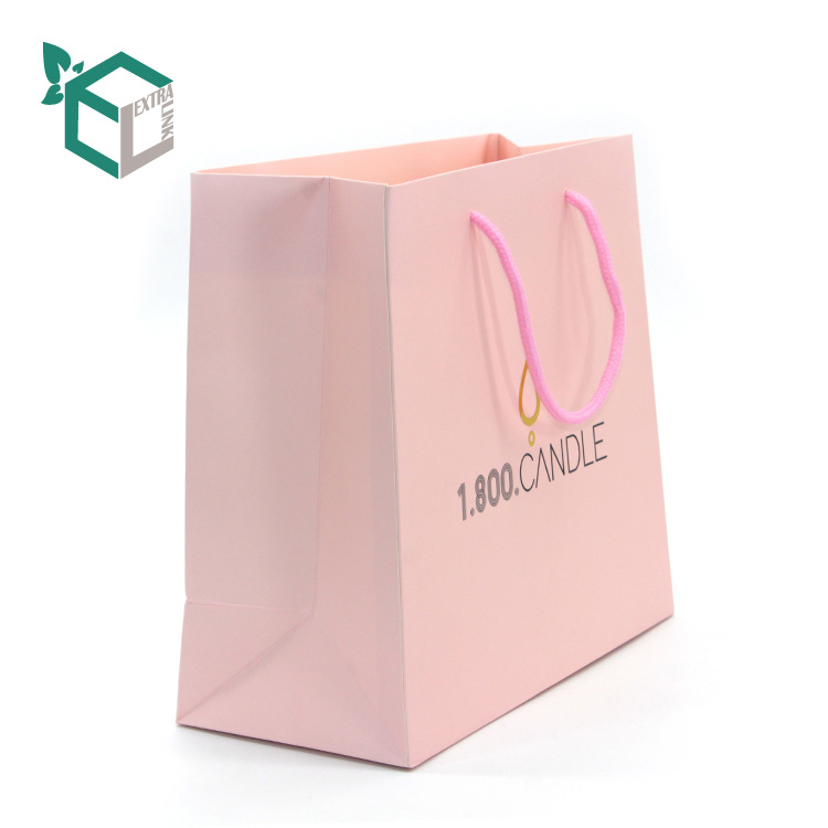 High Quality Custom Shopping Embossing Logo Gift Paper Bag Low MOQ