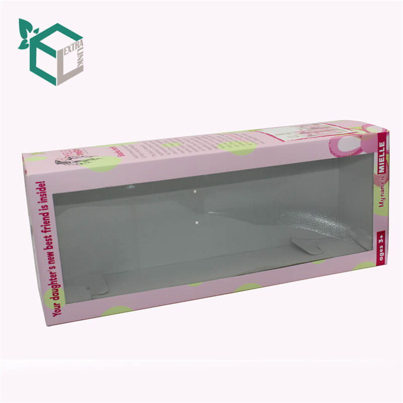 Custom Color Transparent Window Paper Printing Cosmetic Packaging Box
