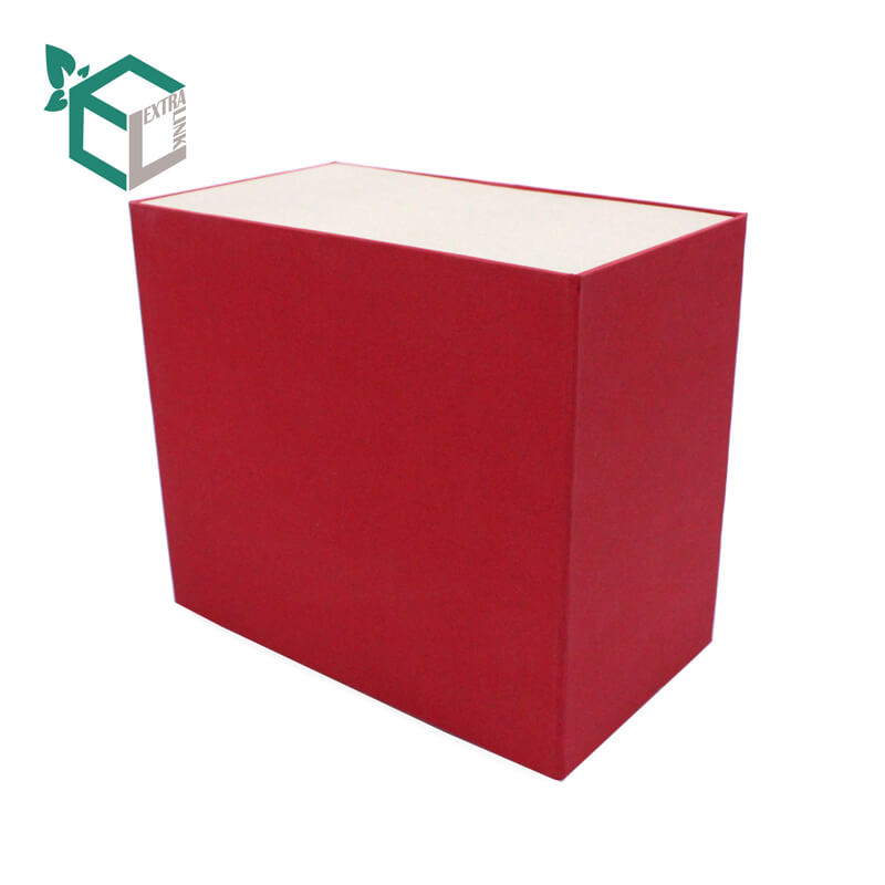 Luxury Custom Cardboard Paper Red Drawer Gift Packaging Box