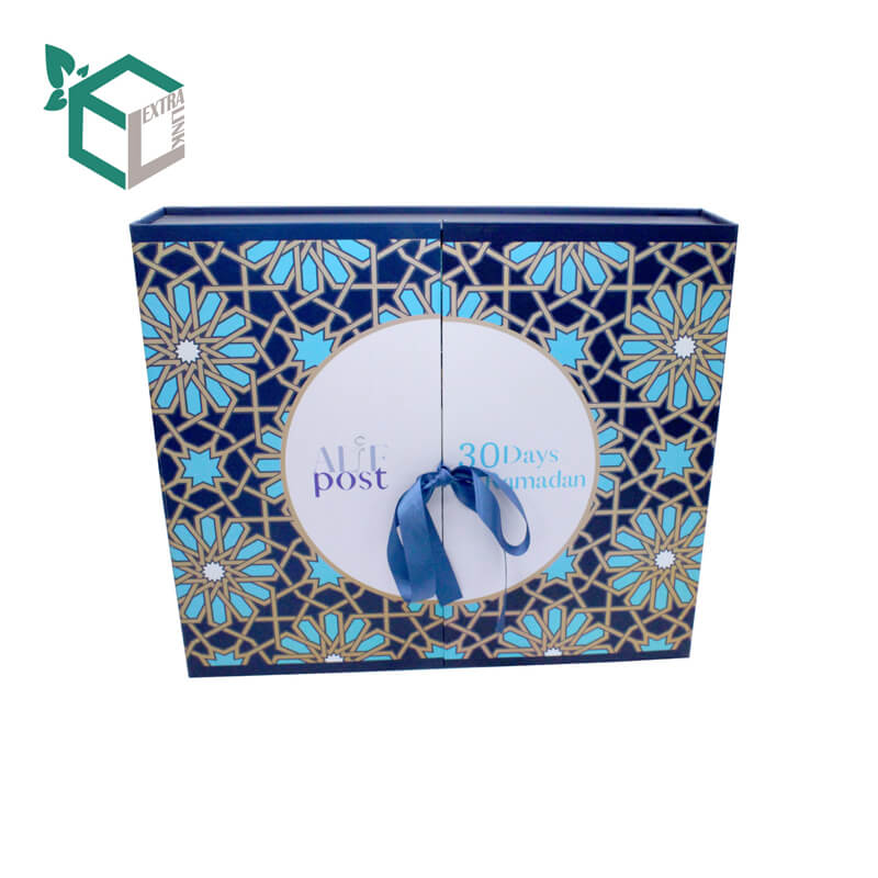 Wholesale Custom Cardboard Gift Ramadan Sobaash Eid Al-Fit 30 Days Calendar Box