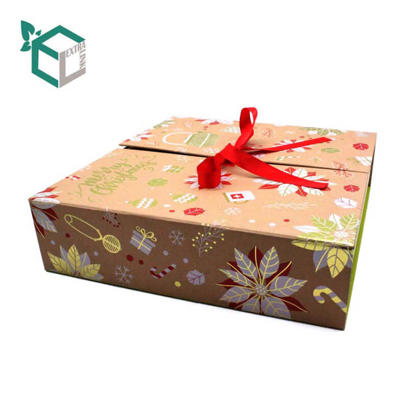 Custom Printed Cardboard Paper Gift Box Advent Calendar Packaging Box Christmas