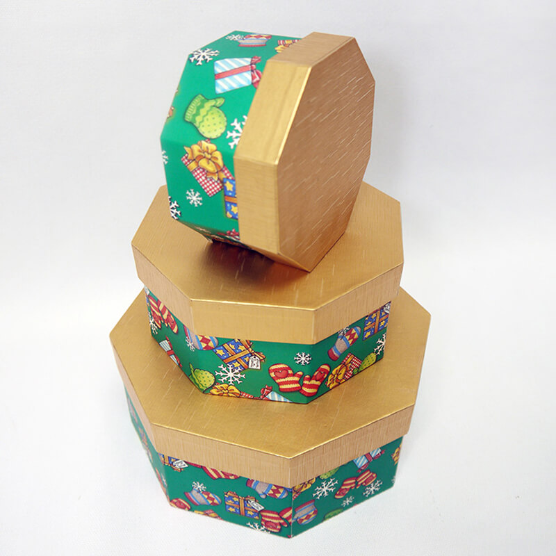 Handmade Custom Logo Polygon Shape Empty Cardboard Paper Packaging Box