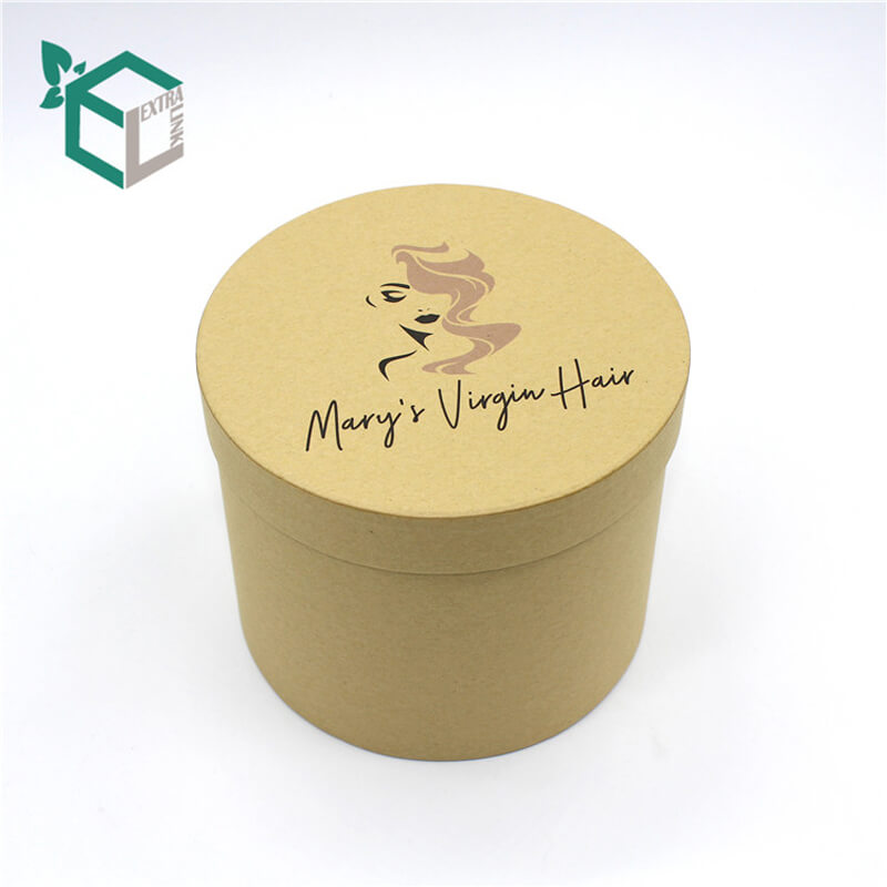 Hot Sale With Lid Black Cylinder Paper Packaging Fresh Flower Box