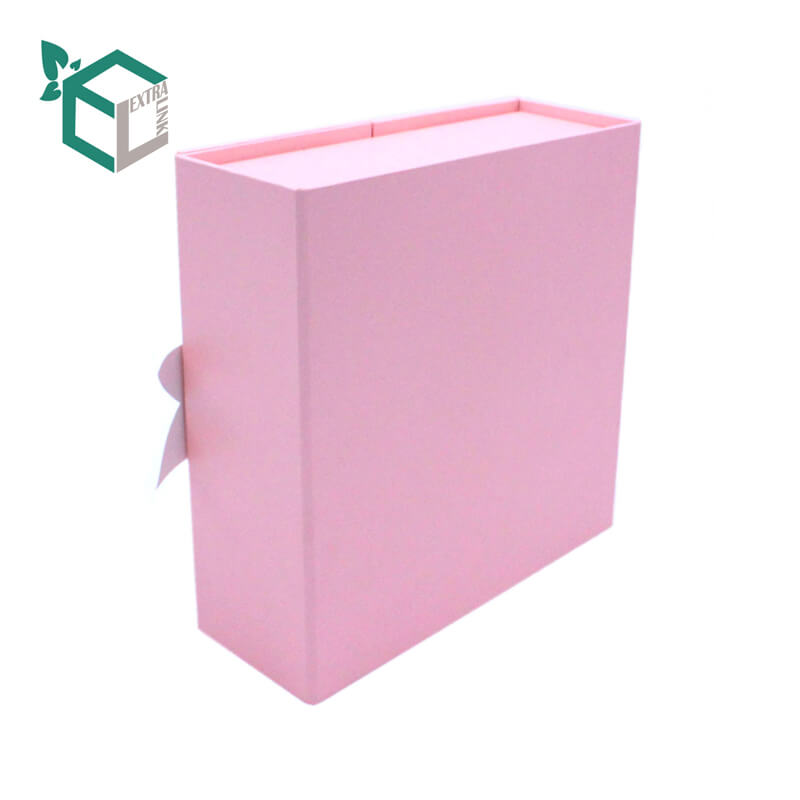 High Quality Ribbon Cardboard Fancy Paper Heart Shape Packaging Gift Box