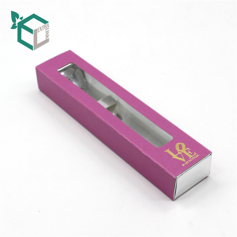 Luxury Clear PVC Window Fashion Paper Drawer Packaging Box