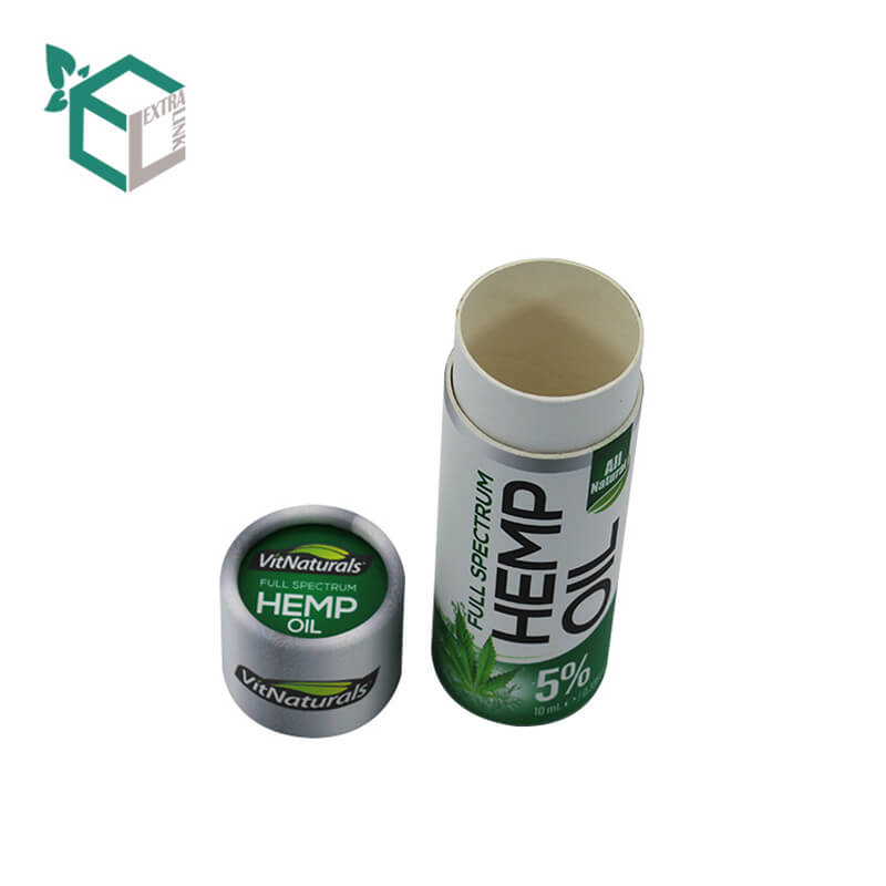 With Lid Black Template For Paper Food Cylinder Packaging Tube