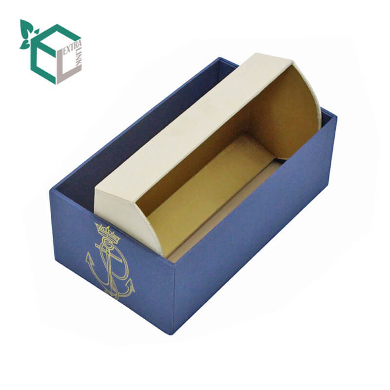 Handmade Custom Drawer Blue Paper Jewelry Gift Packaging Box