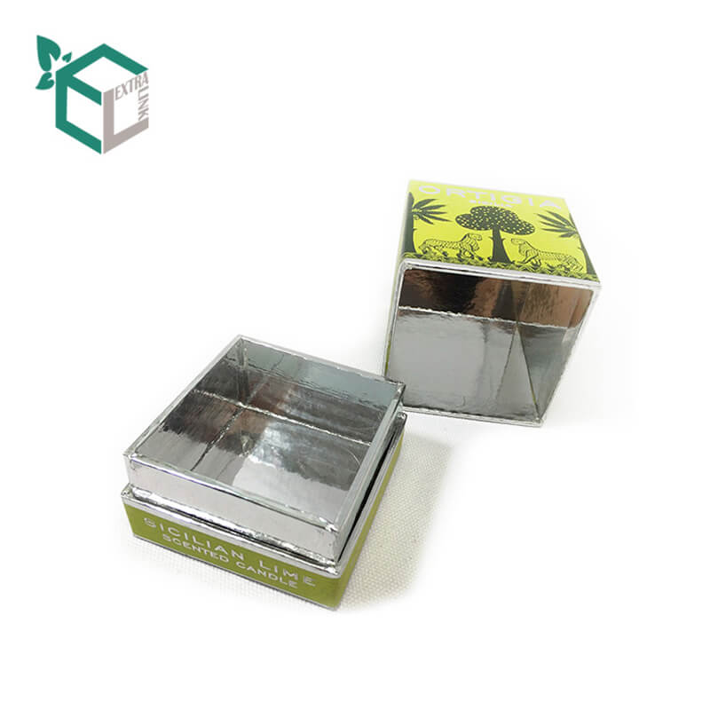 Custom Factory Votive Empty Green Gift Candle Jar Luxury Box Packaging