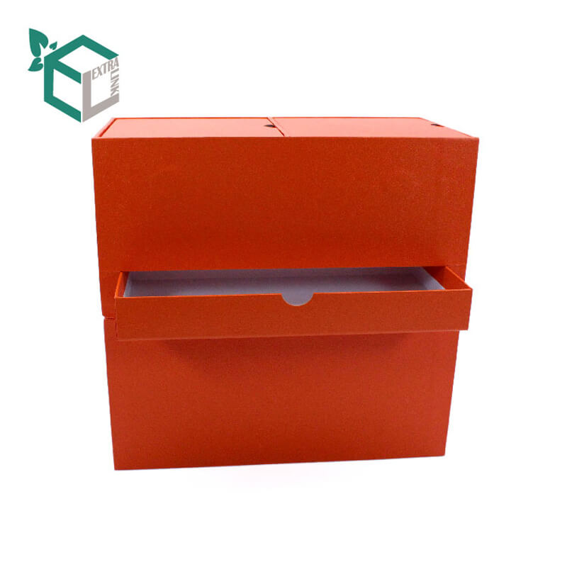 Custom Logo Premium Luxury Sliding Cover Rigid Cardboard Paper Packaging Gift Drawer Box