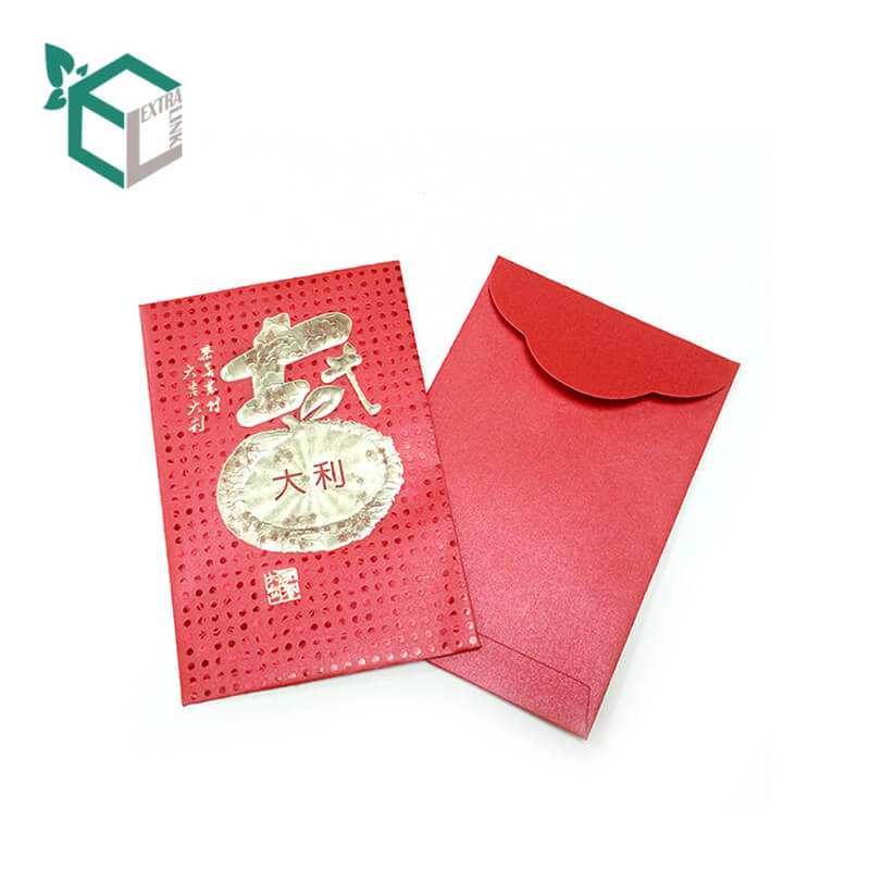 New Design High Quality Red Packet Fancy Money Pocket With Custom Logo Red Lucky Envelope
