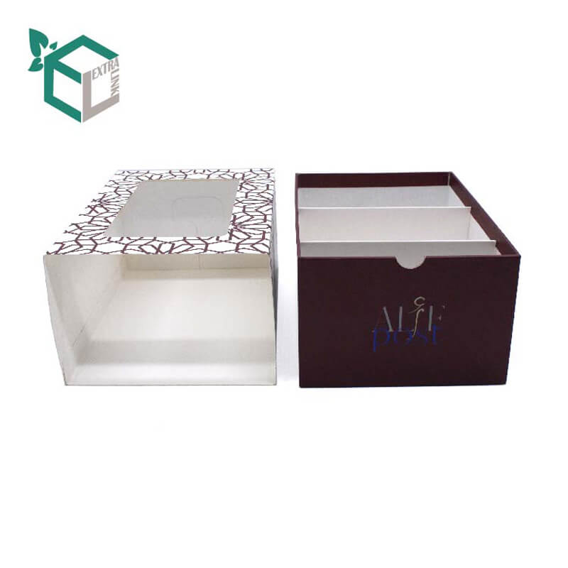 High Quality Clear PVC Window Fashion Paper Folding Packaging Box