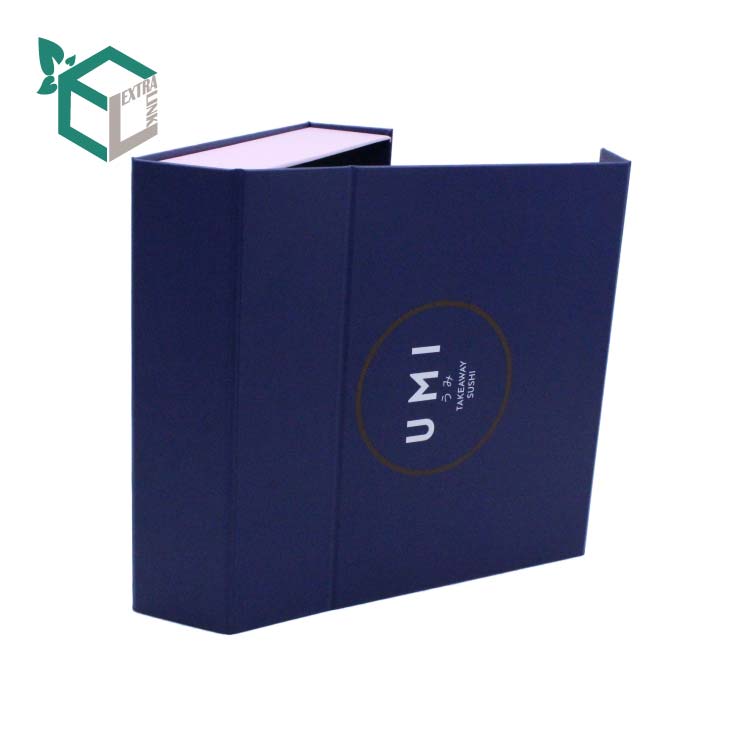 Custom Luxury Large Book Shaped Rigid Foldable Paper Packaging Box Flip Top Magnetic Gift Boxes