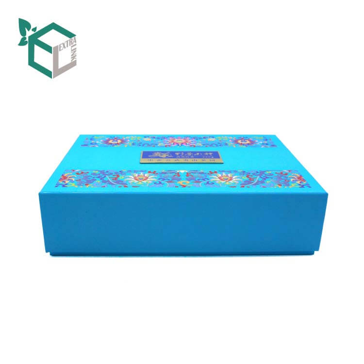 Luxury Custom Blue With EVA Insert Set Paper Packaging Box