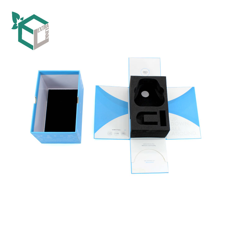 New Product Customized Rectangle Cardboard With EVA Insert Paper Packaging Box