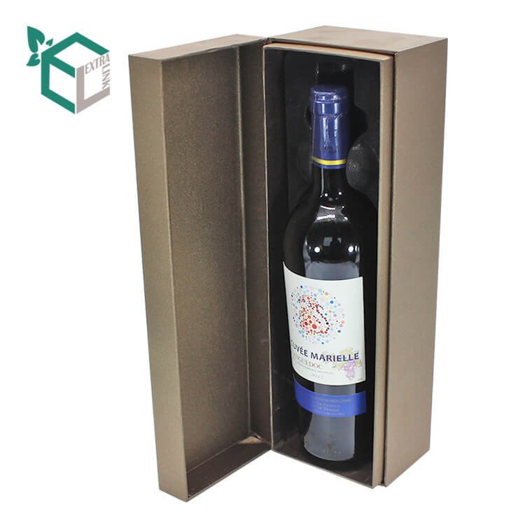 Boxes Paper Custom Gift Cardboard Luxury Book Shaped Red Wine Glass Packaging Box