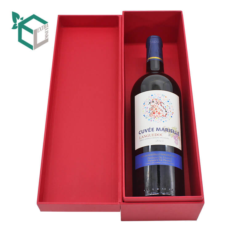 Boxes Paper Custom Gift Cardboard Luxury Book Shaped Red Wine Glass Packaging Box