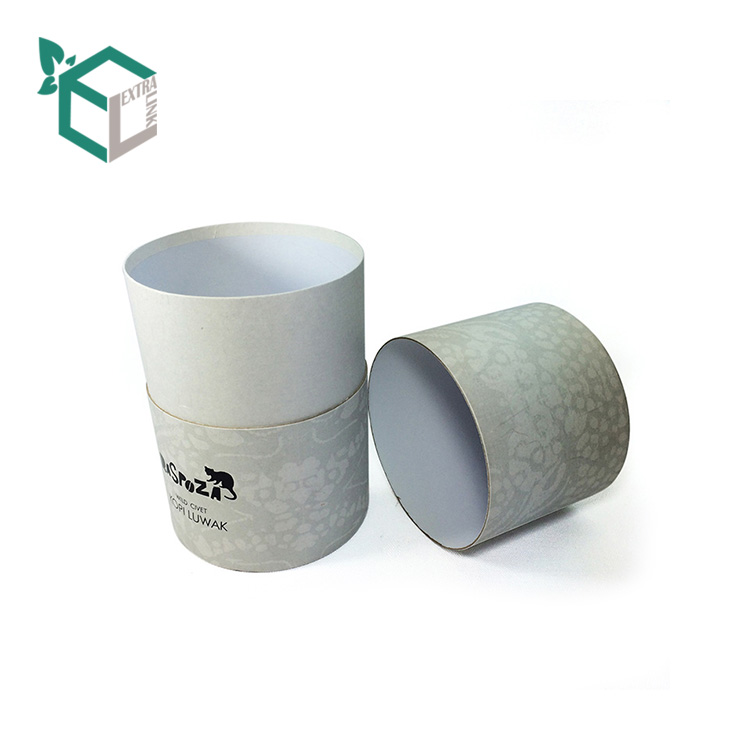 Custom Design Cylinder Function Kraft Paper Tube Packaging Biodegradable Art Paper Tube Box With Lid