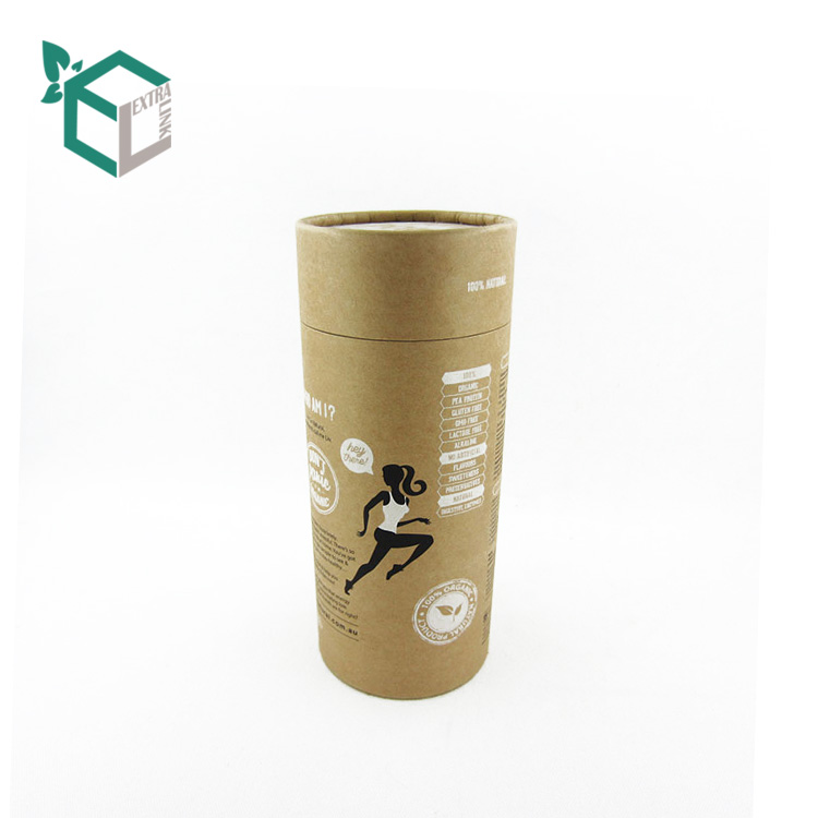 Cylinder Box Color Kraft Paper Manufacturers Wholesale Customized Tea Paper Tube Packing